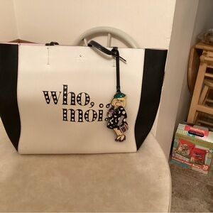 Kate Spade Black and White Tote Bag